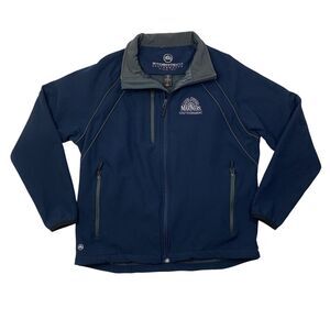 Stormtech Jacket Mens L Large Navy Blue Cystic Fibrosis Mariners Golf Tournament